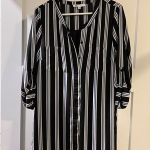DR2 Striped Shirt Dress